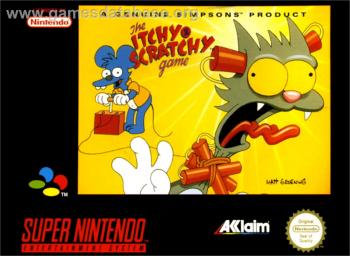 Cover Itchy & Scratchy Game, The for Super Nintendo